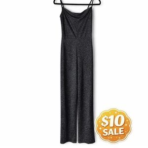 Newport News Sparkling Black Jumpsuit